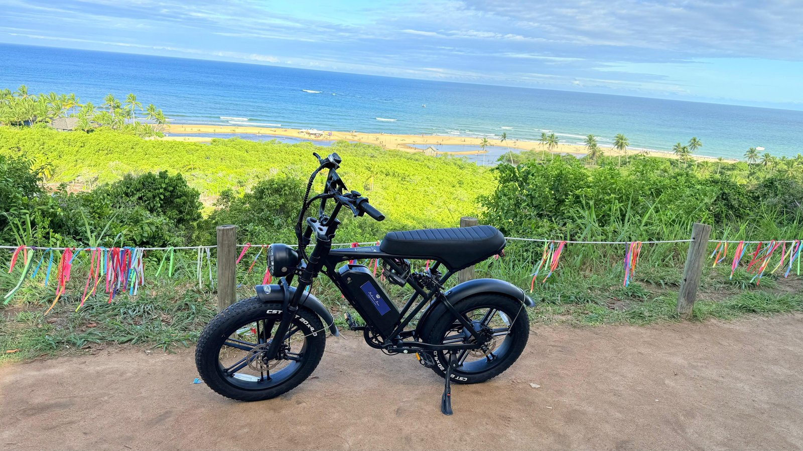 Bike com vista para o oceano em Trancoso