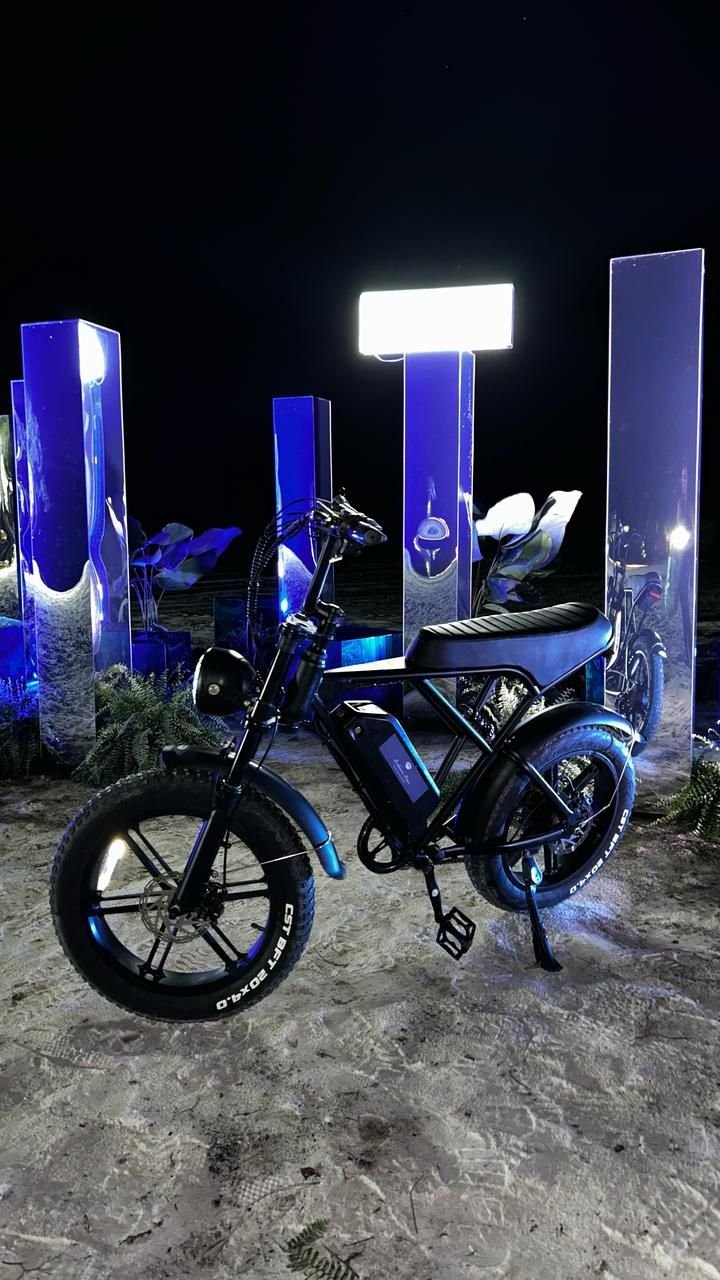 Panorâmica com bike e litoral baiano
